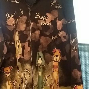 Black zip up sweatshirt